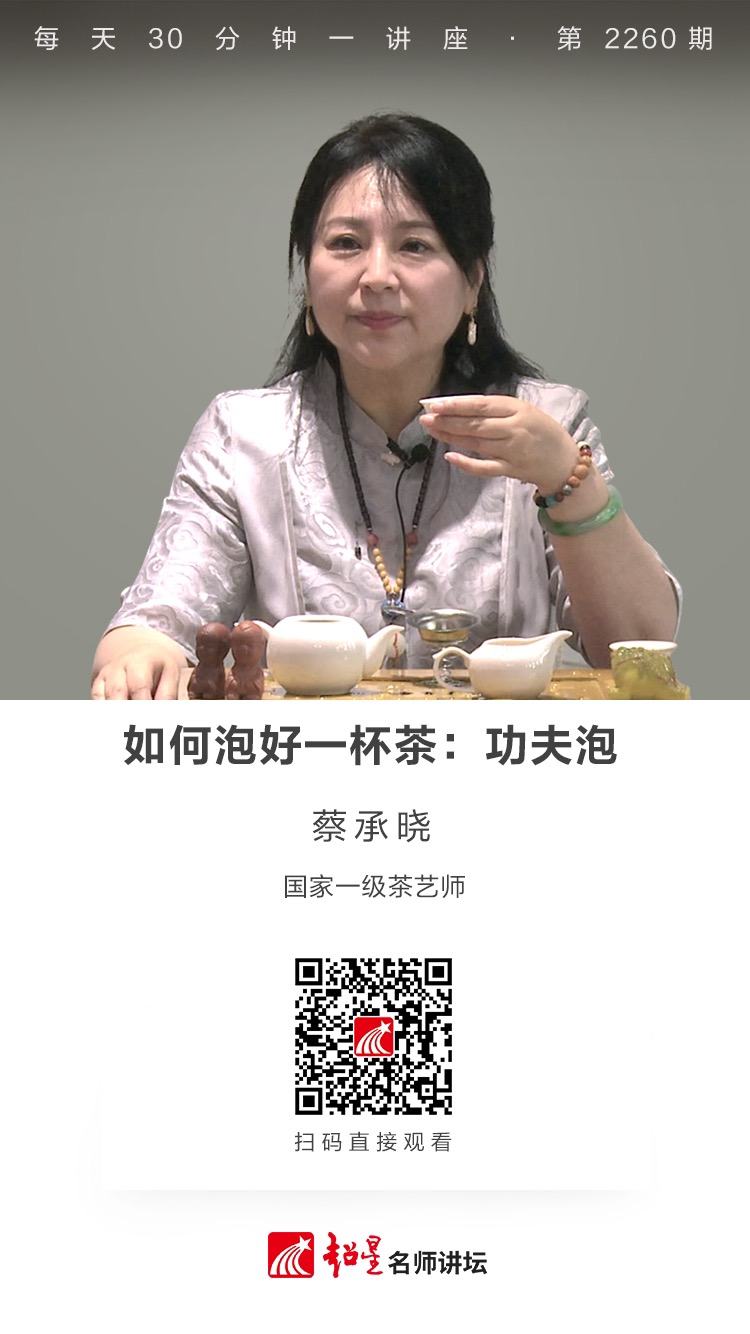 线上讲座（五十三）｜【如何泡好一杯茶：功夫泡】